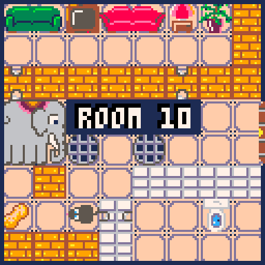 Elephant in the Room's pixel-art elephant and mouse puzzle