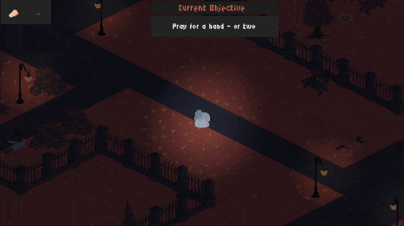 Animated gameplay from Granny's New BF in its spooky village