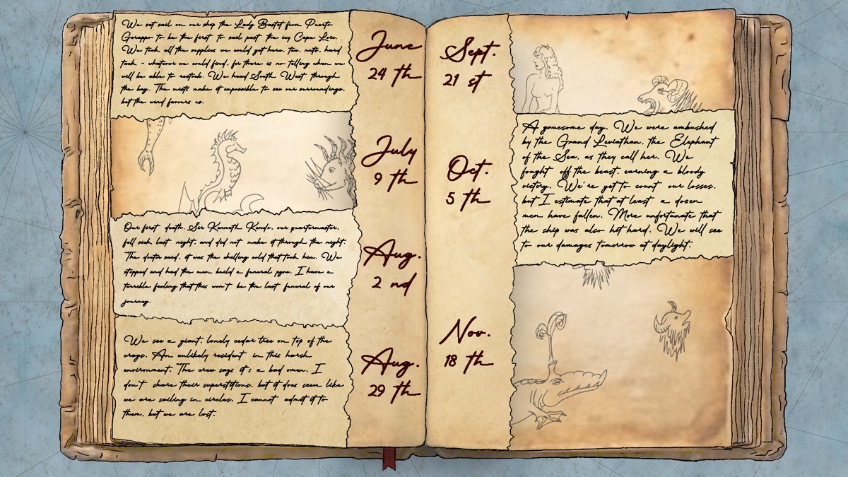 The Tale of Cape Loïc gameplay on the open sea
